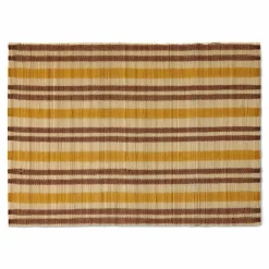 HKliving Set de table en bambou | Ambre