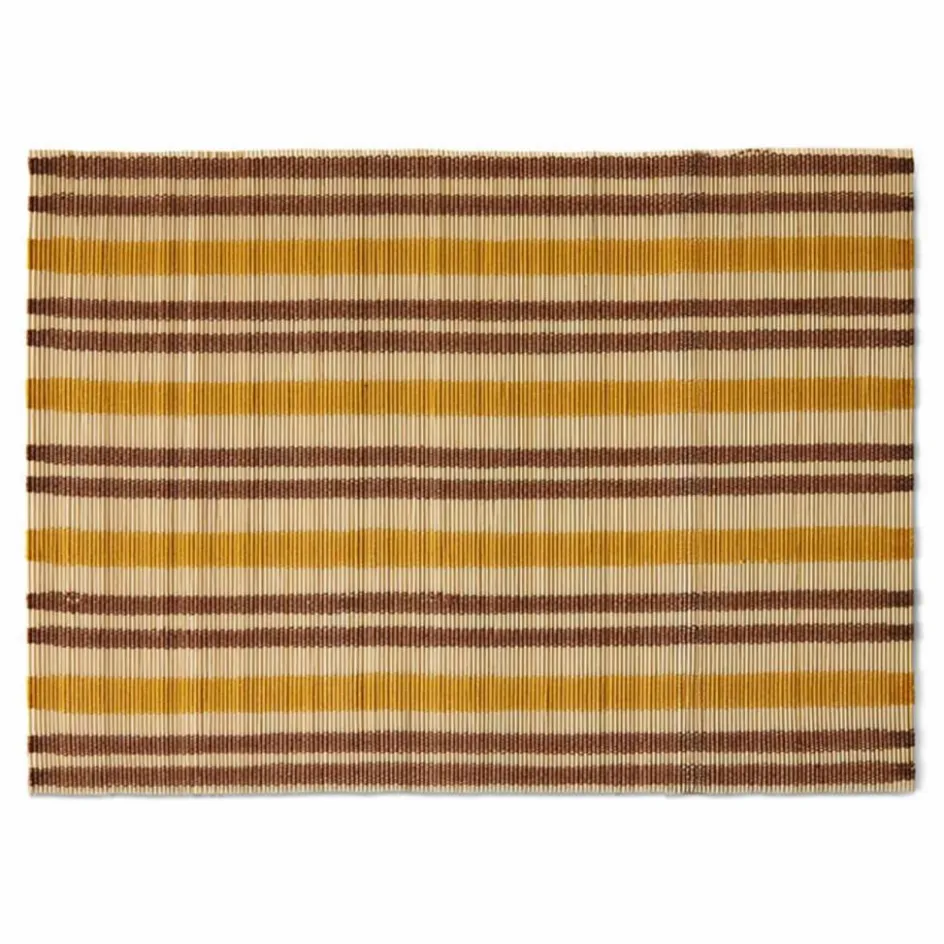 HKliving Set de table en bambou | Ambre