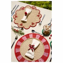 Discount Coro Cora Set de table Twist | Rouge