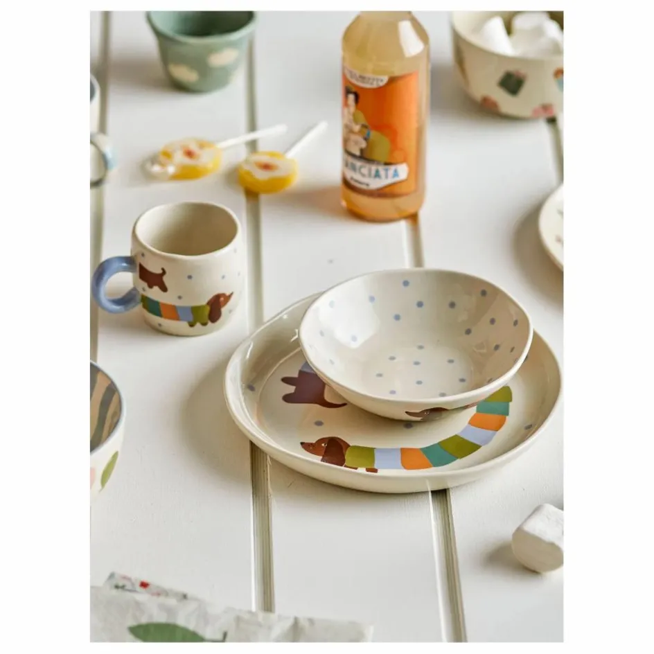 Discount Bloomingville Mini Set de vaisselle Charlie | Sable