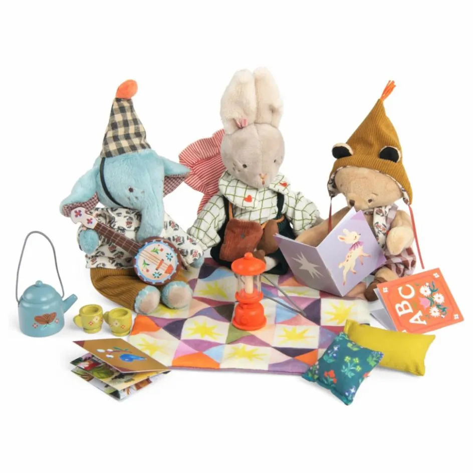 Moulin Roty Maisons De Poupées*Set le coin des histoires Les Minouchkas