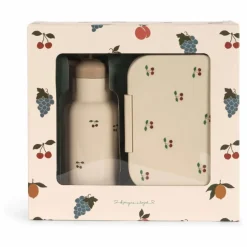 New Konges Sløjd Set lunch-box et gourde Cherry | Rose
