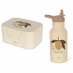 Hot Set lunch-box et gourde Lemon | Enfant Vaisselle Enfant