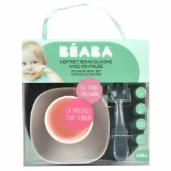Béaba Set vaisselle silicone 4 pièces || Premiers Repas|Puériculture