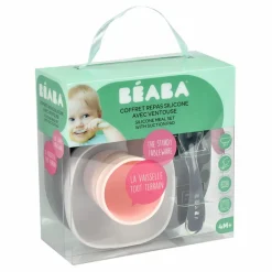 Béaba Set vaisselle silicone 4 pièces || Premiers Repas|Puériculture