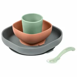 Béaba Set vaisselle silicone 4 pièces || Premiers Repas|Puériculture