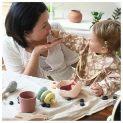 Béaba Premiers Repas|Puériculture*Set vaisselle silicone 4 pièces |