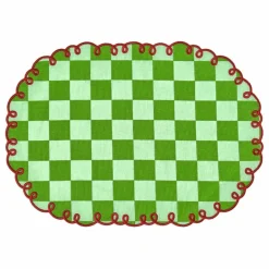 Bitossi Linge De Table|Art De La Table*Sets de table vichy Dama Verde - Lot de 2 |