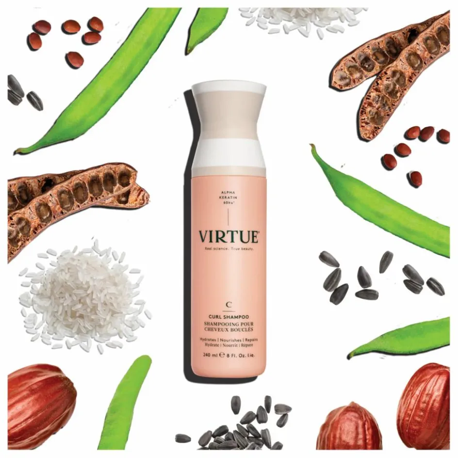 Virtue Shampoing cheveux bouclés Curl - 240ml|Femme Soins Des Cheveux