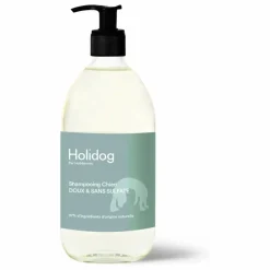Holidermie Shampoing pour chien sans sulfate Holidog - 480ml Non teinté