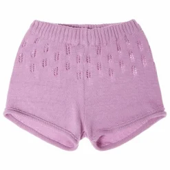 Enfant Tocoto Vintage Jupes, Shorts|Jupes, Shorts*Short Ajouré Maille | Lilas