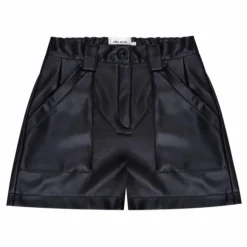 the new society Short Cuir Recyclé ||Enfant Jupes, Shorts|Jupes, Shorts