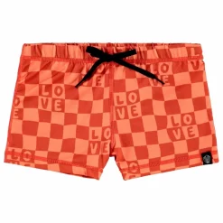 Enfant Beach & Bandits Maillots De Bain|Maillots De Bain*Short de Bain Anti-UV Checkered Love Fibres Recyclées |