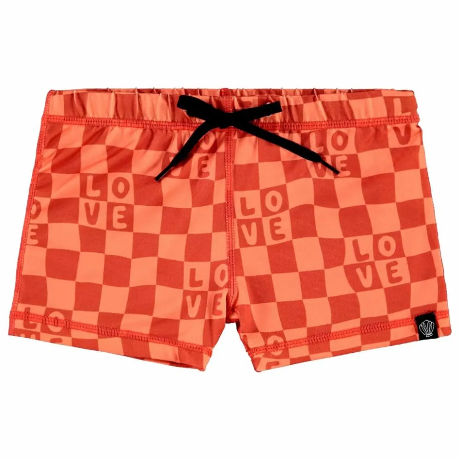 Enfant Beach & Bandits Maillots De Bain|Maillots De Bain*Short de Bain Anti-UV Checkered Love Fibres Recyclées |