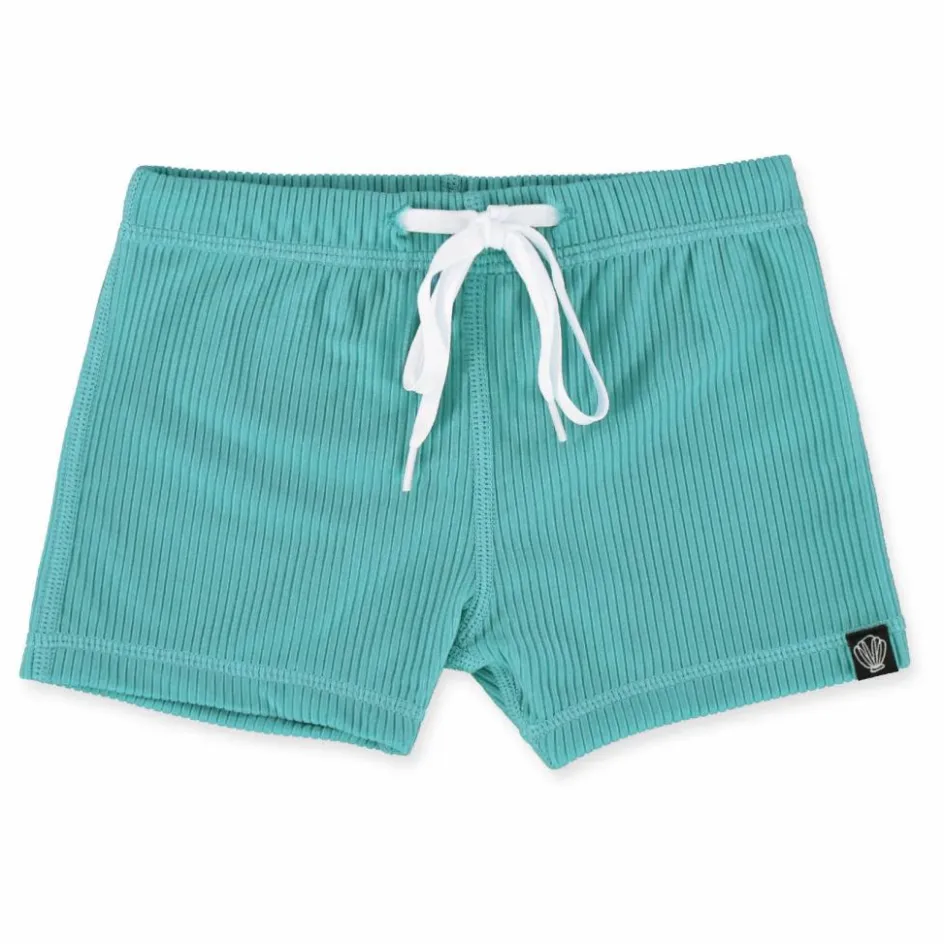 Best Beach & Bandits Short de Bain Anti-UV Côtelé | Turquoise