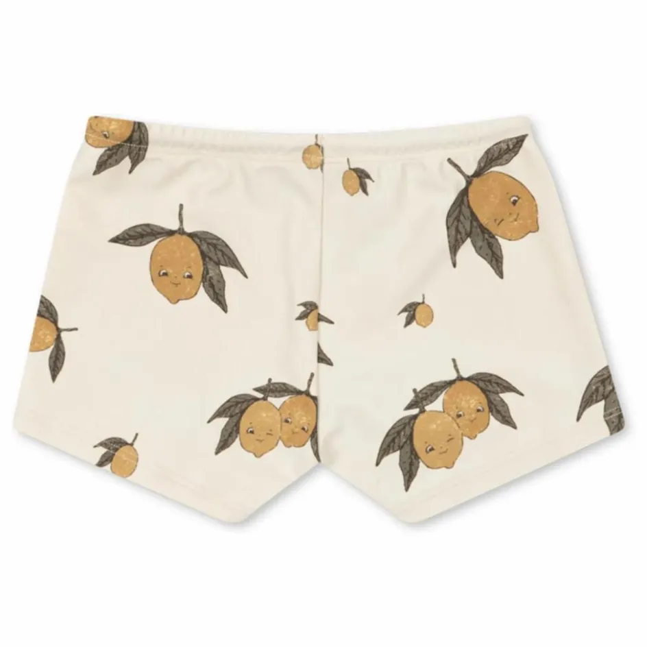 Sale Konges Sløjd Short de Bain Aster Citron Fibres Recyclées | Ecru