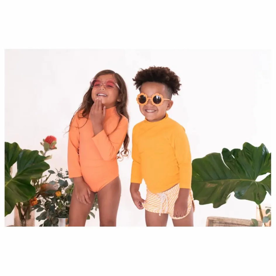 Discount Ina Swim Short de Bain Mesa Rayé | Orange