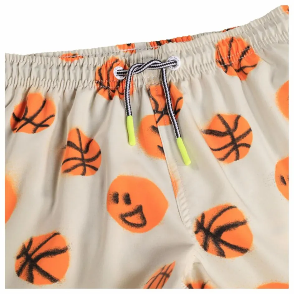Enfant Molo Maillots De Bain*Short de Bain Niko Basketballs Fibres Recyclées |