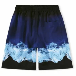 Molo Short de Bain Nilson Vagues Fibres Recyclées | Bleu marine