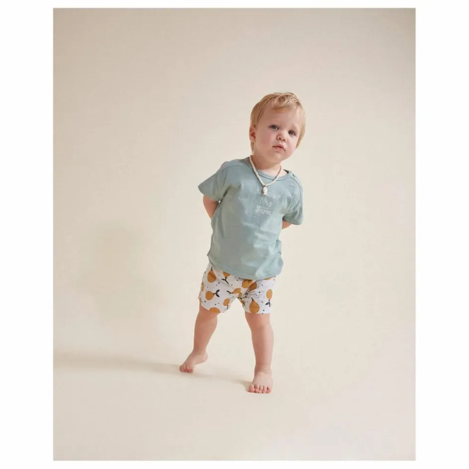 Sale Búho Short de Bain Pears Bébé Coton Bio | Gris clair