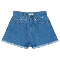 Discount Repose AMS Short Denim Coton Bio | Bleu jean
