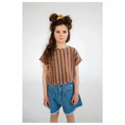 Discount Repose AMS Short Denim Coton Bio | Bleu jean