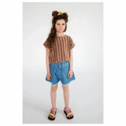 Discount Repose AMS Short Denim Coton Bio | Bleu jean