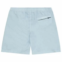 Outlet Stone Island Short Logo | Bleu Clair