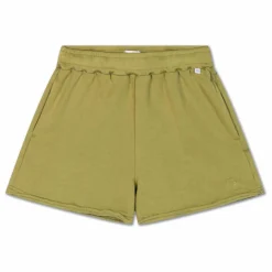 Outlet Repose AMS Short Molleton Coton Bio | Vert kaki