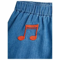 Hot Mini Rodini Short Notes Denim | Bleu