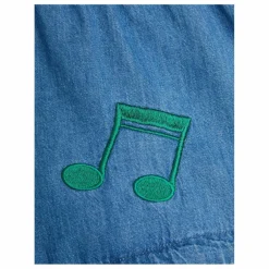Hot Mini Rodini Short Notes Denim | Bleu