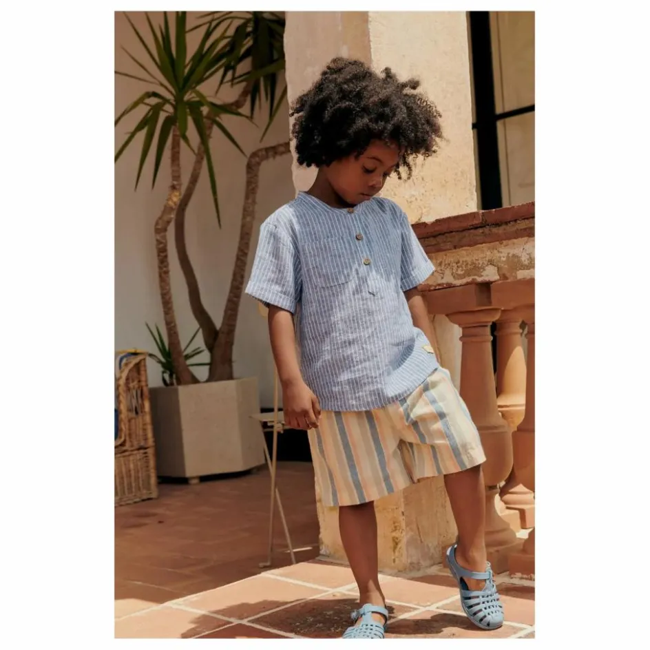 Louise Misha Short Obiki Rayures ||Enfant Shorts, Bermudas|Bloomers, Shorts