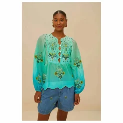 Femme Farm Rio Jupes, Shorts*Short Palmtree Brodé |