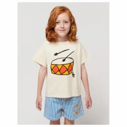 Best Bobo Choses Short Rayé Circle | Bleu marine