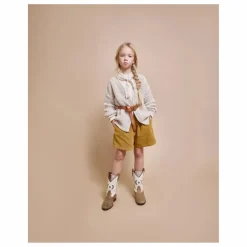 New Búho Short Soft Velours Côtelé Coton Bio | Ocre