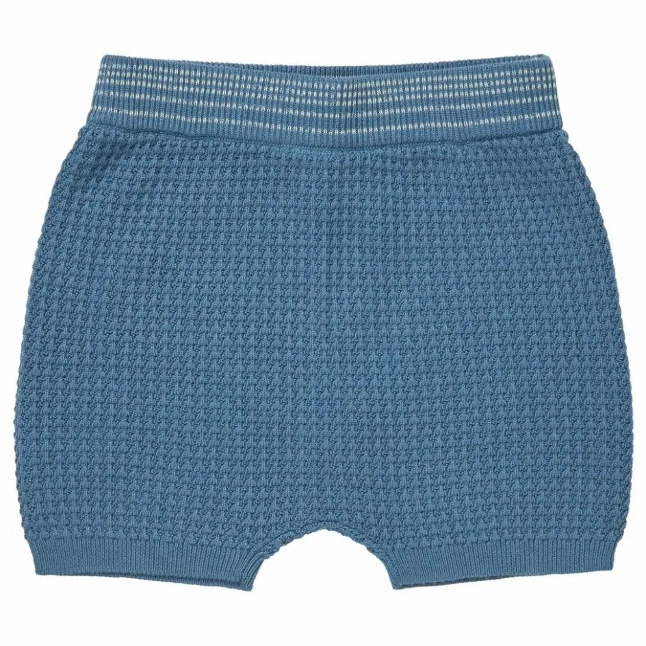 FUB Short Structure Maille Fine Coton Bio | Bleu