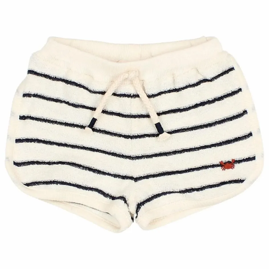Búho Short Terry Rayures Eponge Bébé Coton Bio || Bloomers, Shorts|Bloomers, Shorts