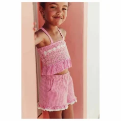 Sale Louise Misha Short Vallaloid Coton Bio | Rose bonbon