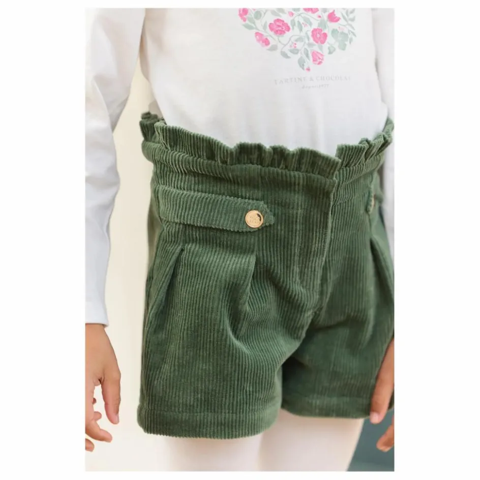 Tartine et Chocolat Short Velours Côtelé ||Enfant Jupes, Shorts