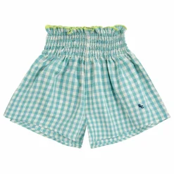 New Bobo Choses Short Vichy | Bleu Clair