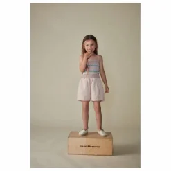 Hot Coco au Lait Short Vintage Coton Bio | Rose