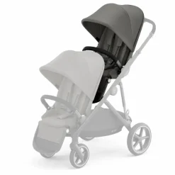 Best Cybex Siège supplémentaire pour poussette Gazelle S châssis noir | Gris clair