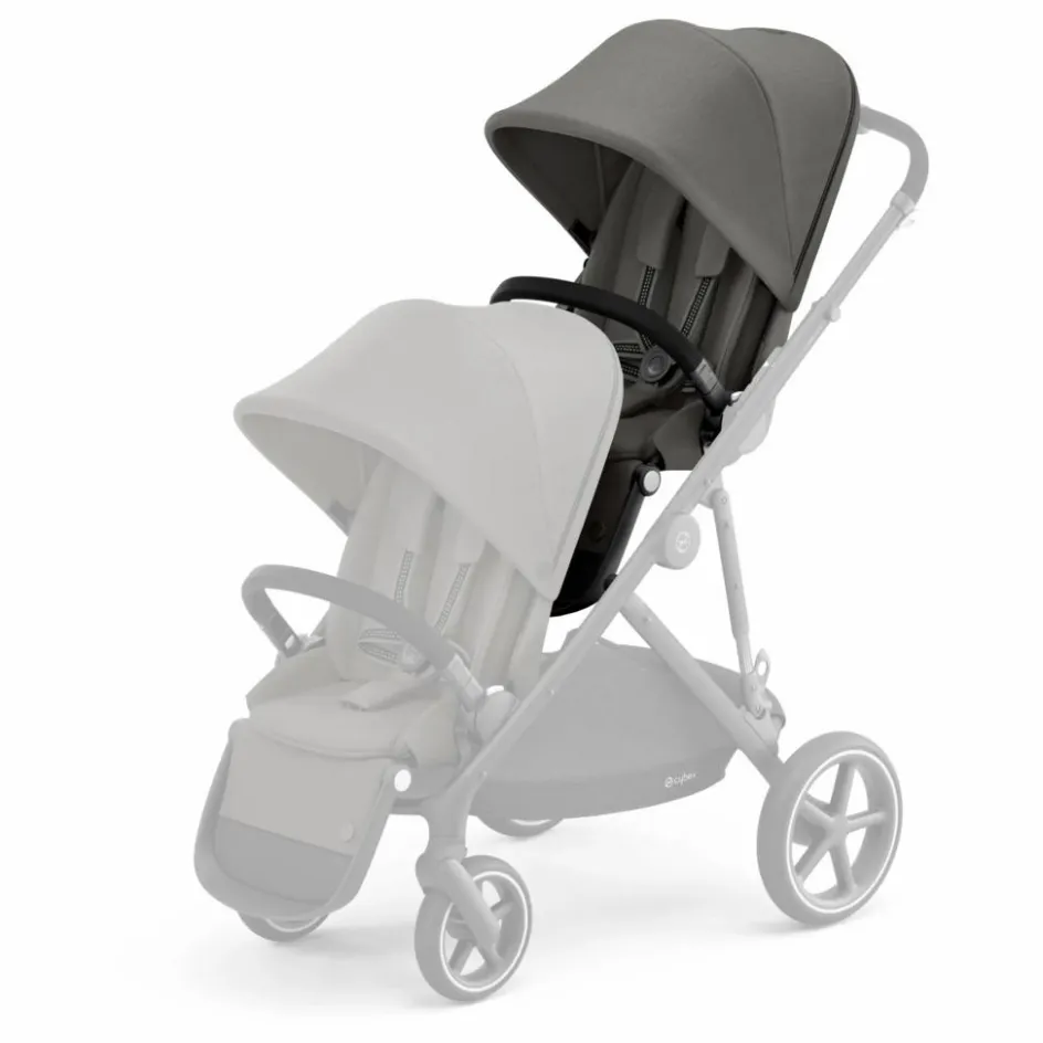 Best Cybex Siège supplémentaire pour poussette Gazelle S châssis noir | Gris clair