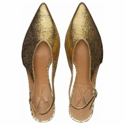 New Slingback à Talons Métallisées | Femme Chaussures À Talons