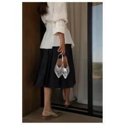 New Slingback à Talons Métallisées | Femme Chaussures À Talons