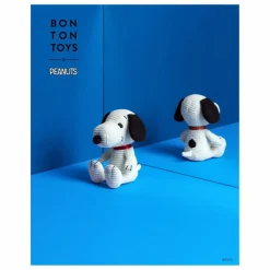 Clearance Bon Ton Toys SNOOPY - Peluche Snoopy en velours côtelé Ecru