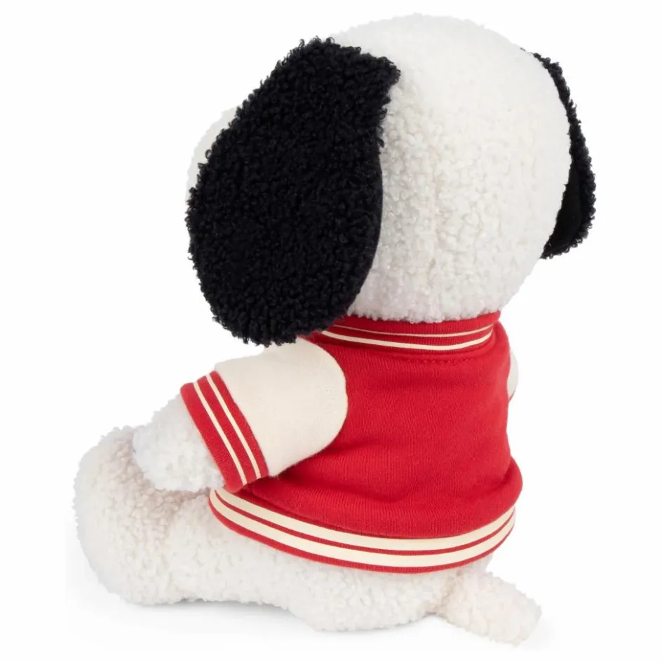 Bon Ton Toys SNOOPY - Peluche Snoopy en bomber universitaire Blanc