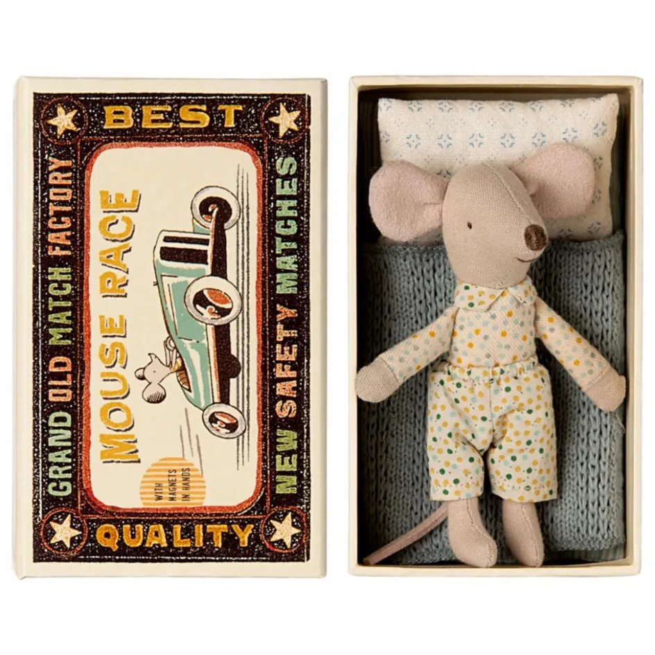 Discount Maileg Souris Petit Frère dans sa boîte assortie Multicolore