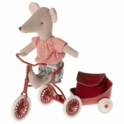 Best Maileg Souris Tricycle | Rouge