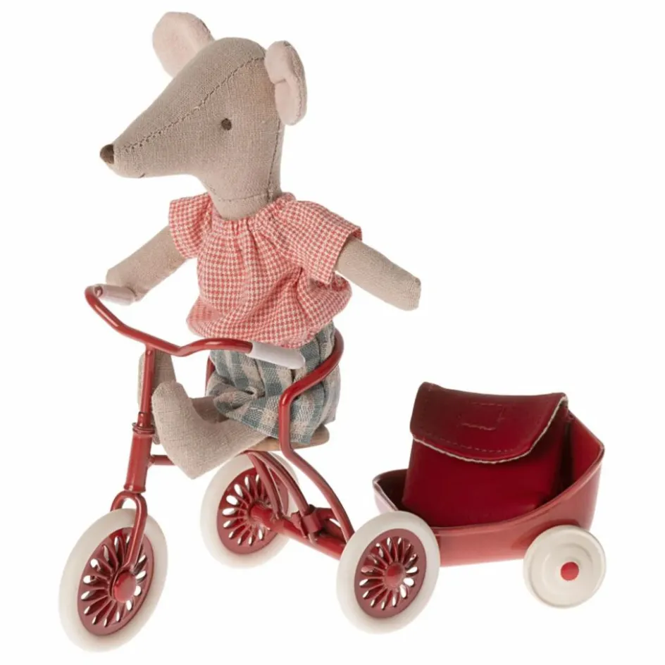 Best Maileg Souris Tricycle | Rouge